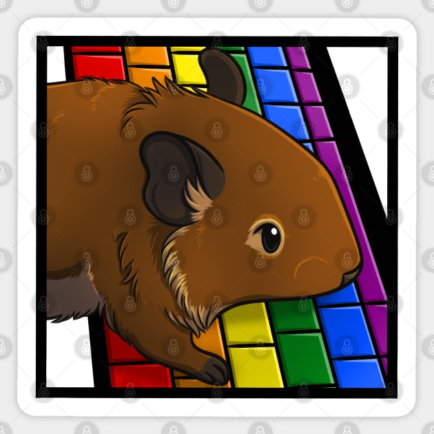 Rainbow Computer Degu Sticker by DeguArts